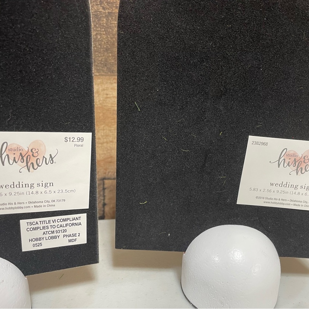 Wedding Sign Set - Picture 2 of 2